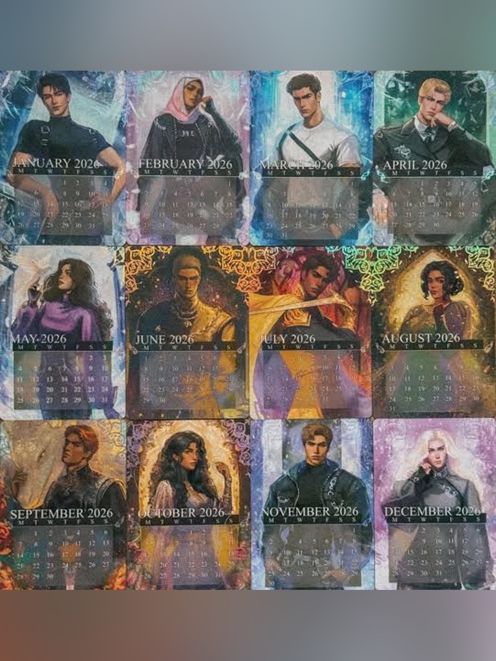 Fairyloot The Worlds of Tahereh Mafi 2026 Calendar NIB
